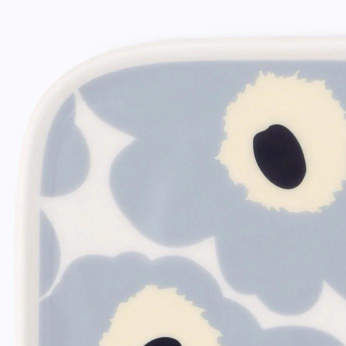 マリメッコ プレート Unikko ウニッコ ライトブルー 日本限定 2024 marimekko 15x12cm 正規品 食器 皿 ギフト プレゼント 北欧｜hushykke｜03