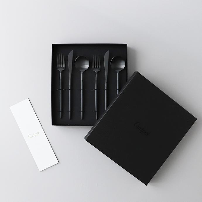 クチポール GOA カトラリー ギフトセット ブラックブラック 6本 正規品