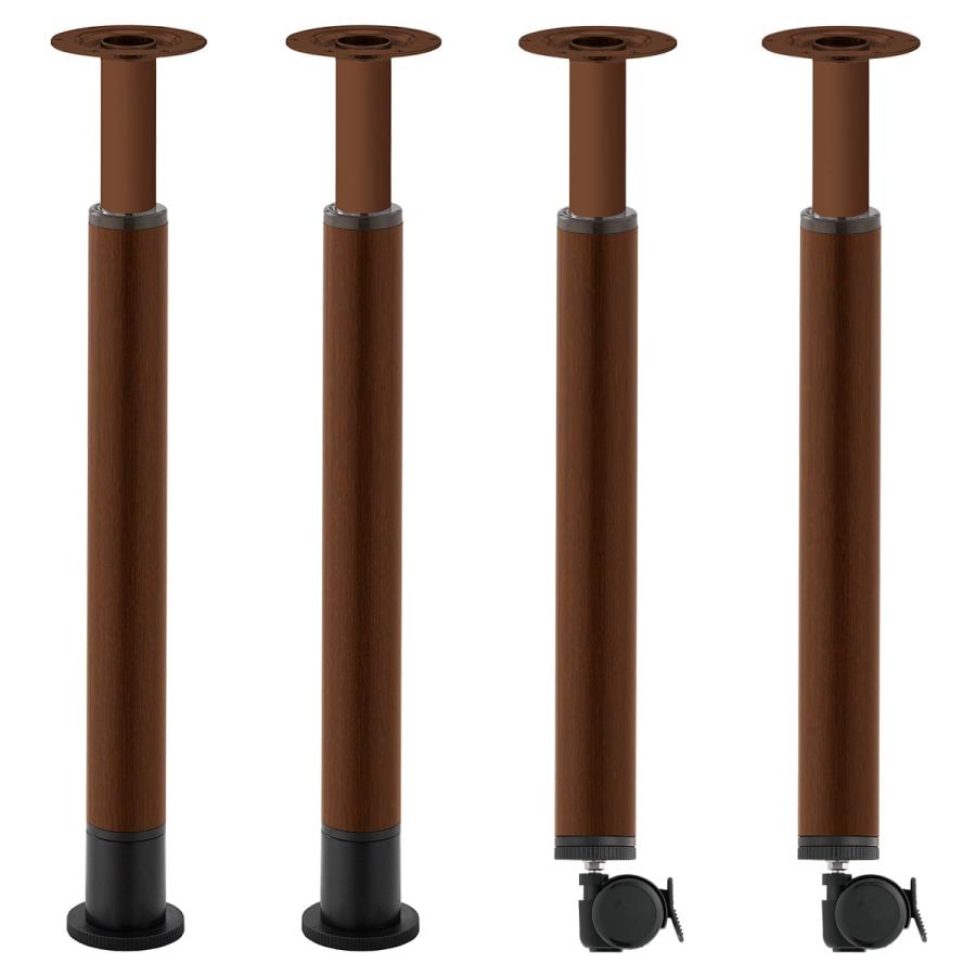 法人様限定 クレス テーブル脚 昇降脚 MA-C×4 NA・DB ラチェット昇降式