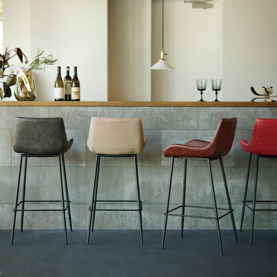 法人様限定 レスタリア（チェリー） 椅子 スチール カウンター