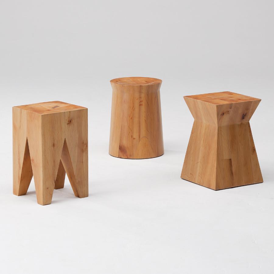 法人様限定 アビタスタイル 椅子 木製スツール MUC0757NC