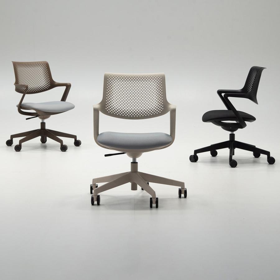 法人様限定 アビタスタイル 椅子 オフィスチェア MUC0819GY／MUC0820GY