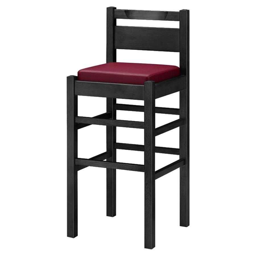 法人様限定 丸勝物産 椅子 木製 カウンターチェア 阿山 スタンド椅子（既製品） - 5
