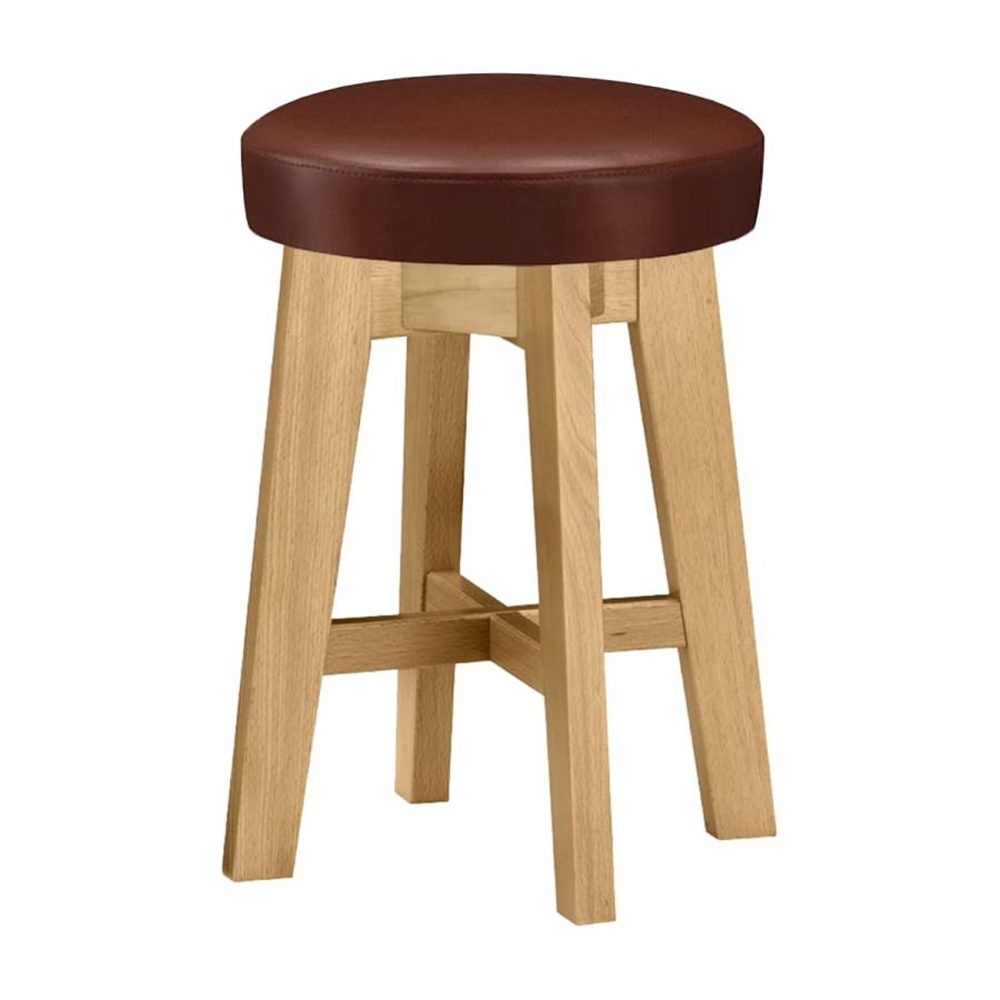 法人様限定 丸勝 椅子 木製スツール サリー 木製脚（III型）既製品