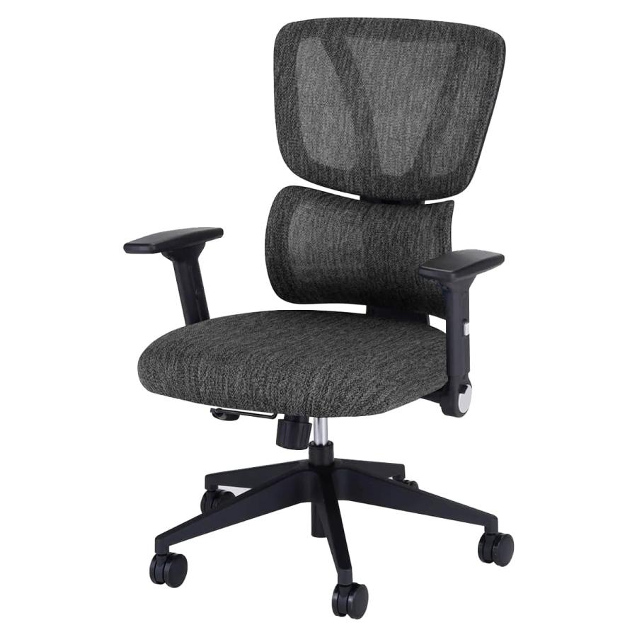 オフィスチェア黒　未使用品　肘掛けあり　送料込み オフィスチェア 送料込 未使用 オフィスチェア黒 未使用品