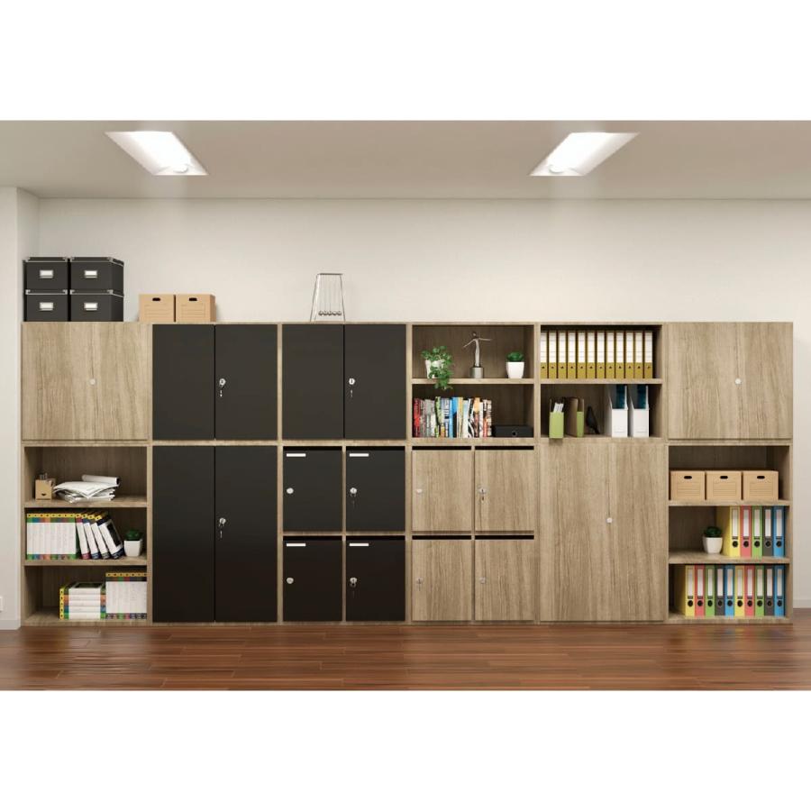 法人様限定 弘益 オフィス家具 書庫 WS-2 両開き扉付_5