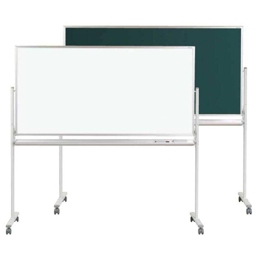 法人様限定 馬印 オフィス家具 ホワイトボード・案内板 ホワイトボード／黒板 両面脚付 MSH_1