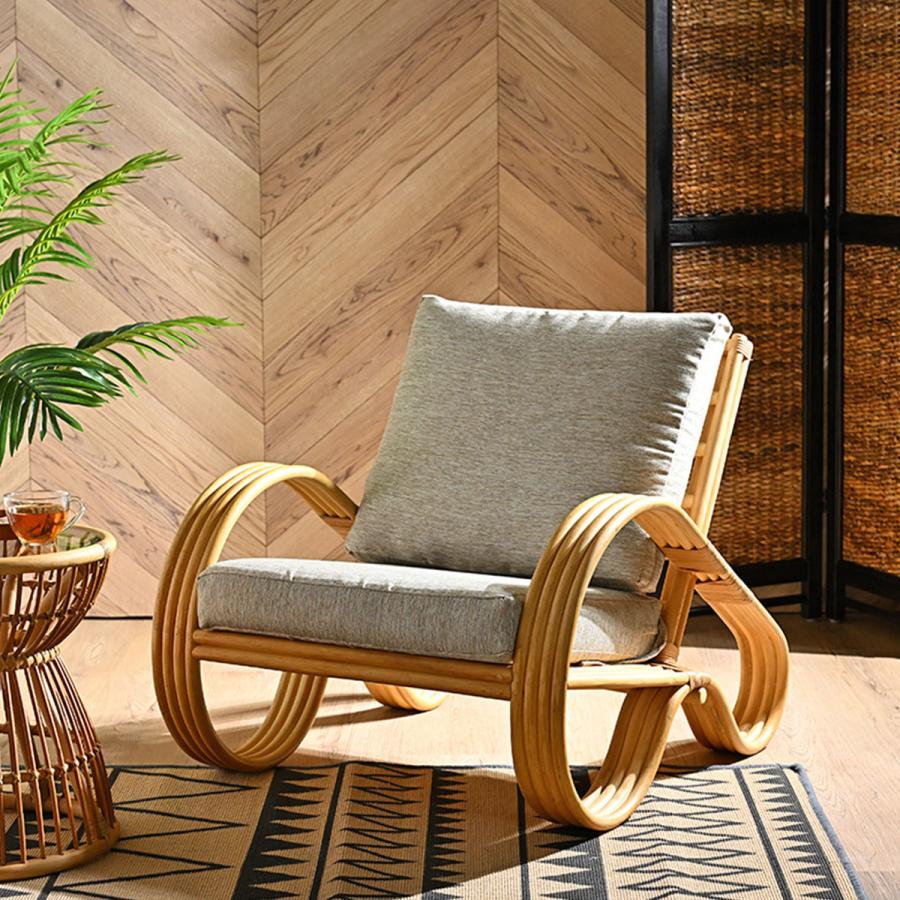 法人様限定 サンフラワーラタン ダイニングチェア 木製椅子