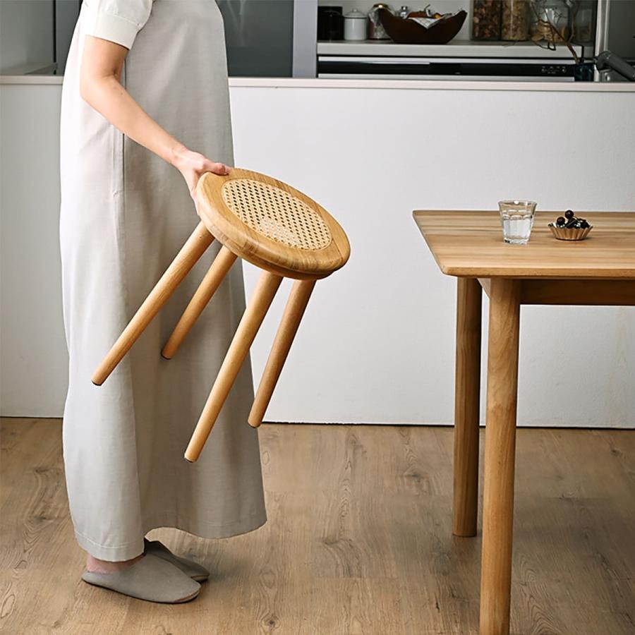 家具 ナチュラルラタン コーナー型椅子 46cm x 38cm