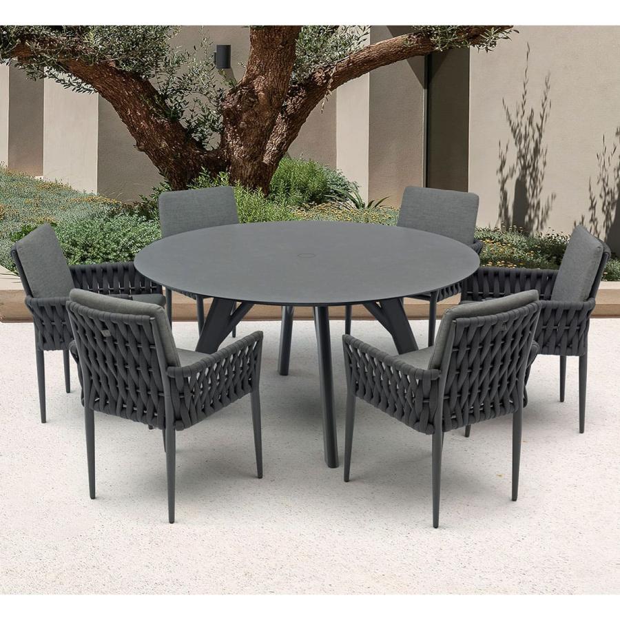 法人様限定 COUTURE jardin ガーデン家具 ガーデンテーブル イエス ラウンドダイニングテーブル MUT0696DG_1