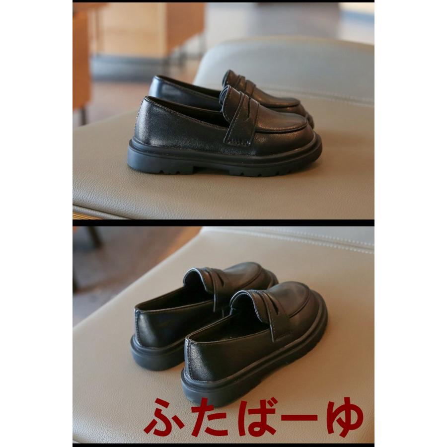 ローファー キッズ 女の子 男の子 フォーマルシューズ 革靴 子供靴 男女兼用 シューズ フォーマル靴 スクールローファー 子供 ドレスシューズ ピアノ発表会 靴 | OUNCE（PORTER） | 04