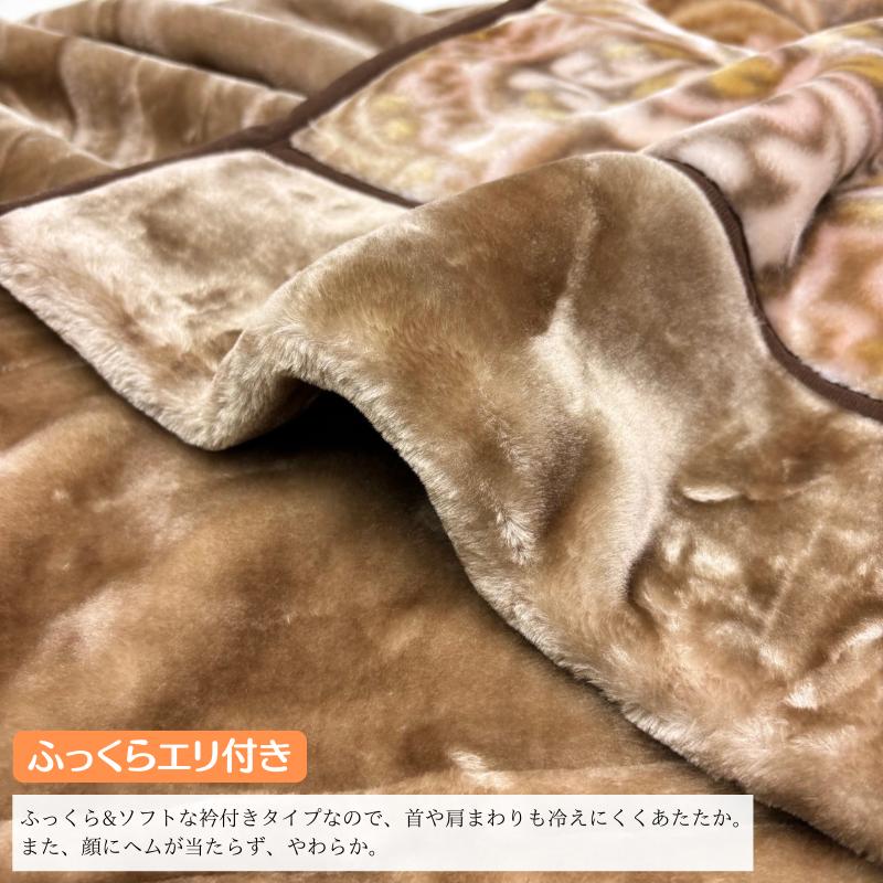 西川（nishikawa） ダブル あったか 2枚合せ毛布 ソフトタッチ