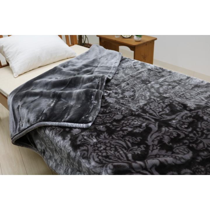 昭和西川 毛布 ダブル ふっくら あったか 2枚合わせ ボリューム