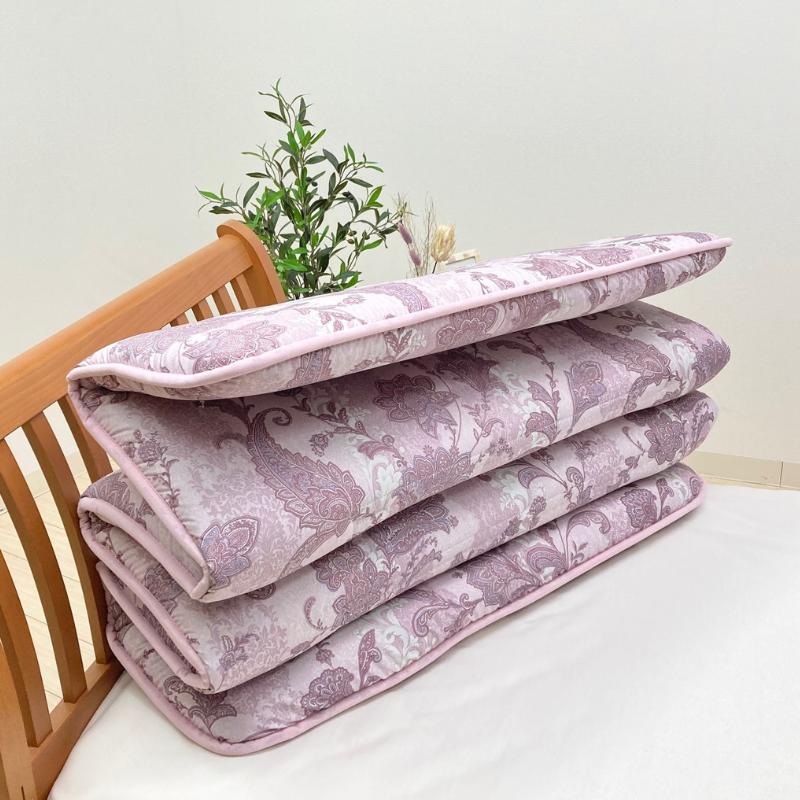 軽量 コンパクト 6つ折り 合繊敷布団 固わた 敷きふとん 日本製