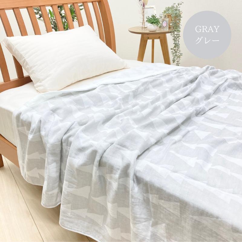 今治タオル ガーゼケット 北欧風 ガーゼ＆パイル タオルケット