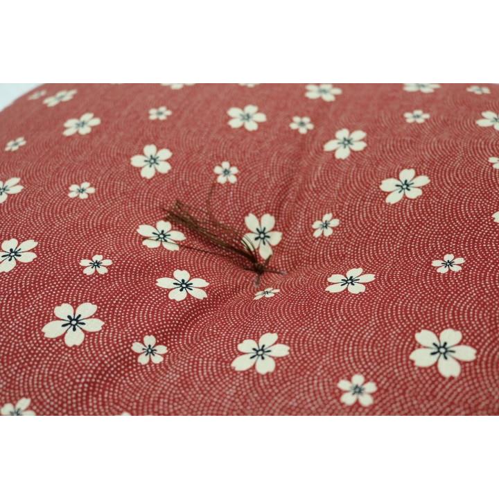 座布団 銘仙判 綿わた100％入 手作り オールコットン（5枚組）（6023