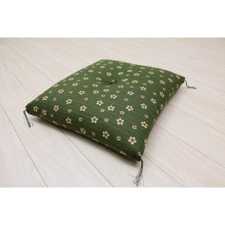 座布団 銘仙判 綿わた100％入 手作り オールコットン（5枚組）（6023