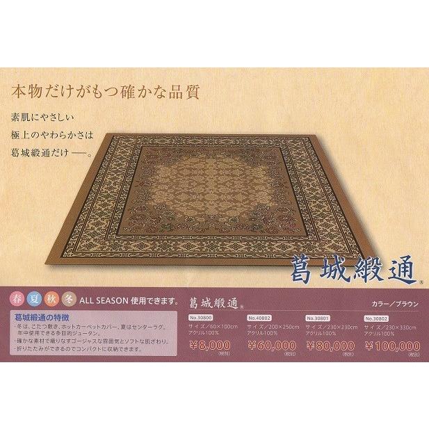 高速配送 ２００ ２５０ｃｍ 長方形 ３畳 葛城緞通 カーペット ４０８０２ 全日本送料無料 Www Thedailyspud Com