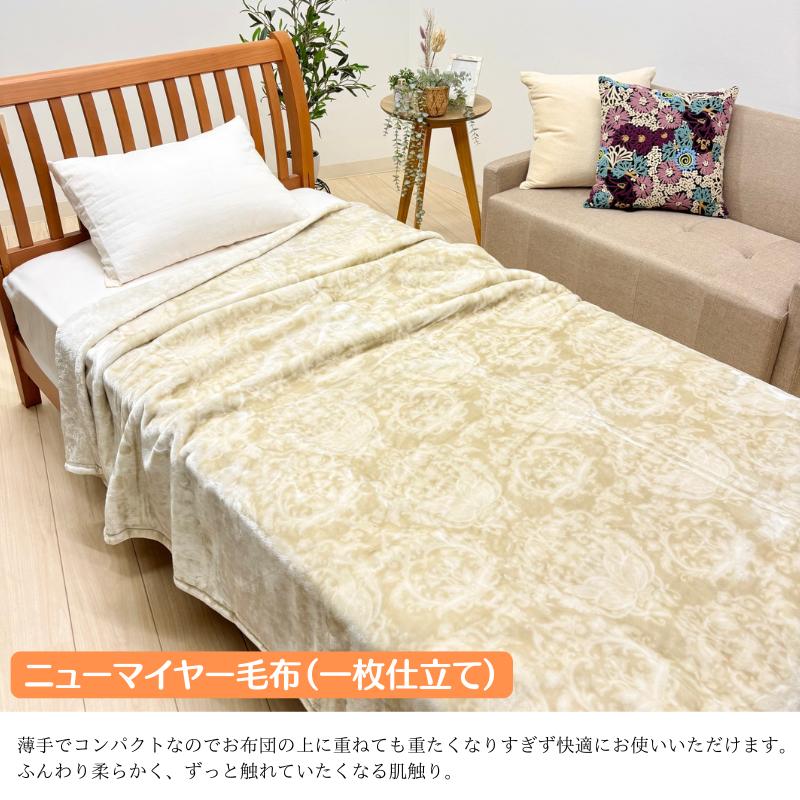 西川（nishikawa） 毛布 ダブル なめらか あたたか ソフトタッチ