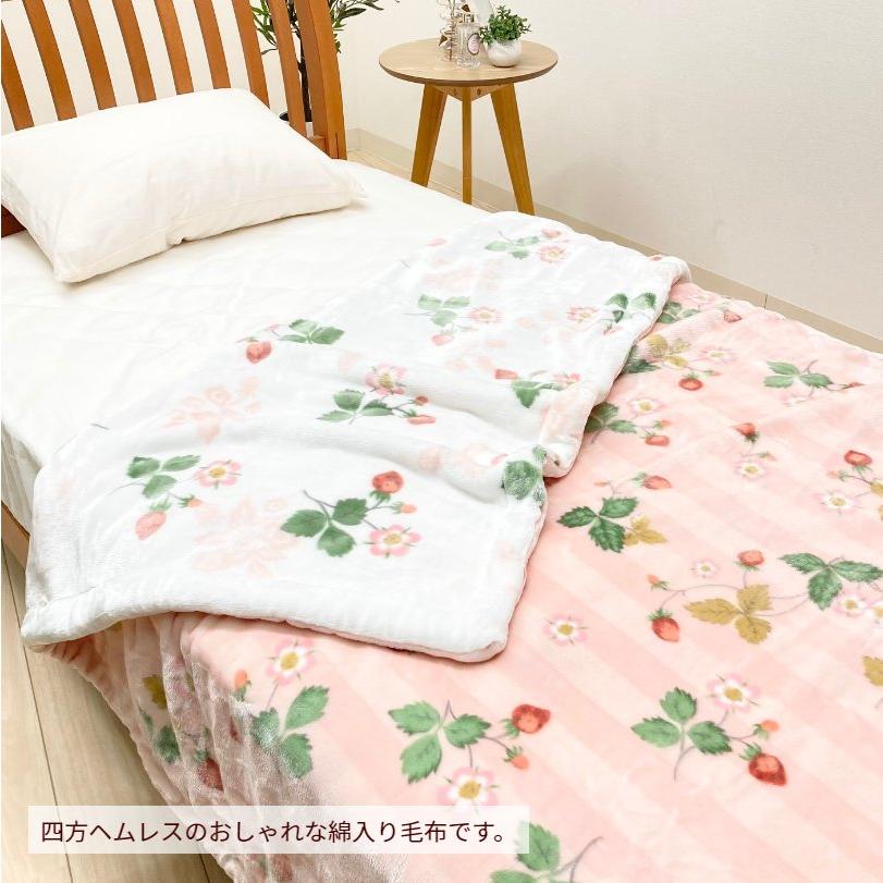 WEDGWOOD（ウェッジウッド） 毛布 西川 あったか わた入り