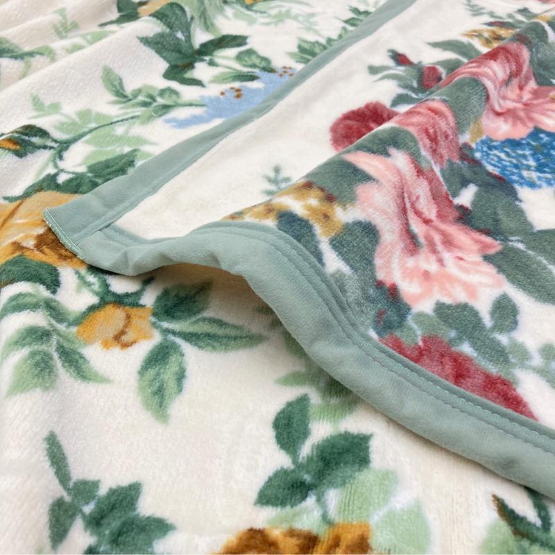 西川（nishikawa） 綿毛布 シングル サンダーソン Sanderson パイル