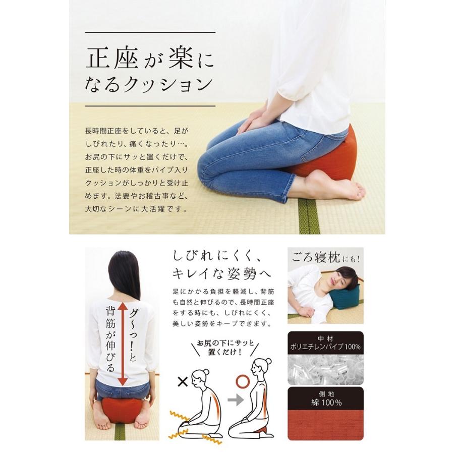 正座が楽になるクッション SAIKORO サイコロ パイプ 日本製 （SK