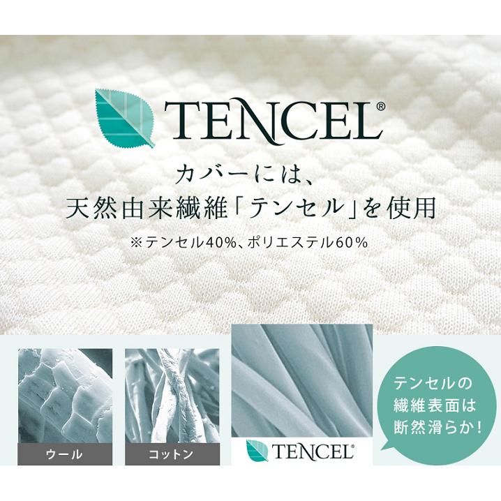 逆流性食道炎枕 スロープピロー 傾斜 テンセル 低反発 つぶわた 綿 胃