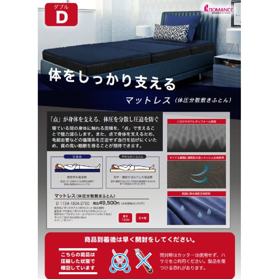 ロマンス小杉　体圧分散マットレス ロマンス小杉 敷き布団 マットレス 体圧分散敷きふとん 健康敷布団