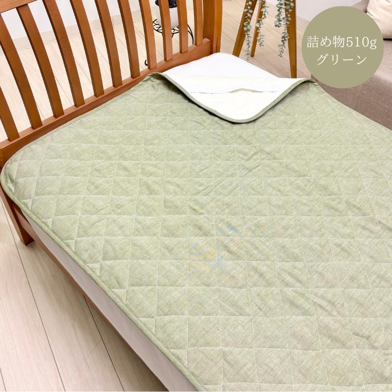 本麻敷きパッド 日本製 シングル リネン 麻わた100％入 100×205cm