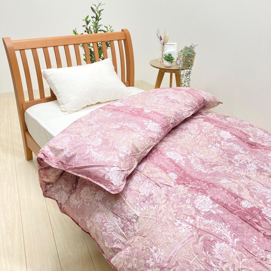 0.7kg 合い掛け羽毛布団 ポーランドマザーグース93％ 80超長綿