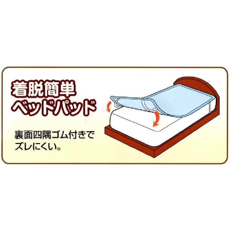西川（nishikawa） ベッドパッド シングル 洗える 綿わた100％ 100