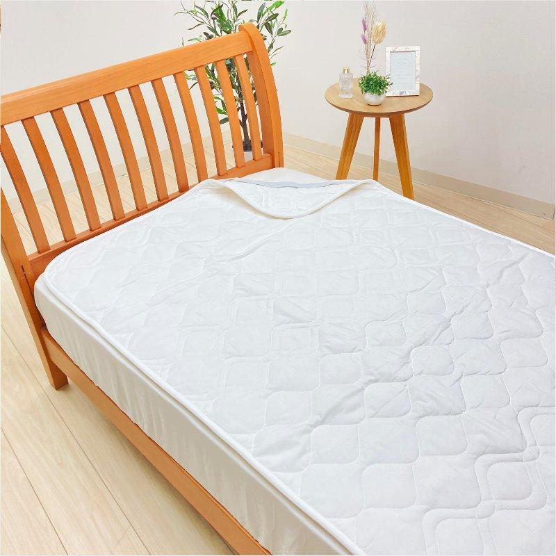 ベッドパッド セミダブル  西川 羊毛 ウール100％ 洗える ウォッシャブル ホワイト（BZ3012）AM13000092 ウール | 西川 | 10