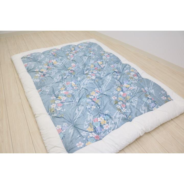 掛け布団 和式 掛布団 手作り 綿混わた入 シングル 和ふとん 150×200cm