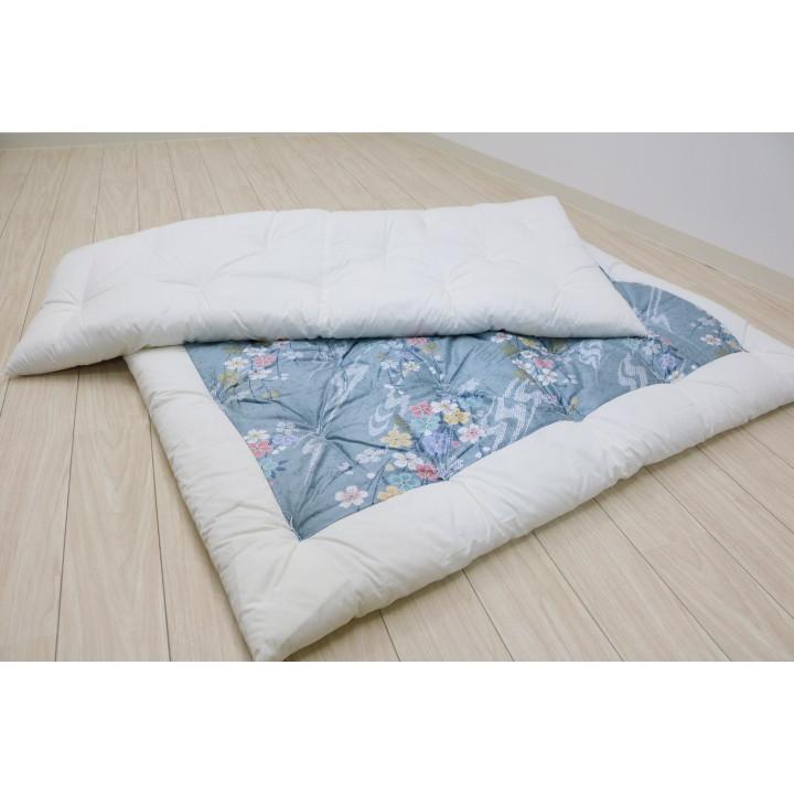 掛け布団 和式 掛布団 手作り 綿混わた入 シングル 和ふとん 150×200cm