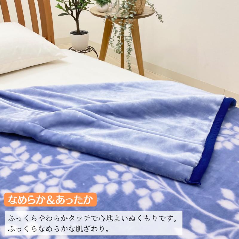 西川（nishikawa） 毛布 2枚合せ シングル あったか シンプル （3051