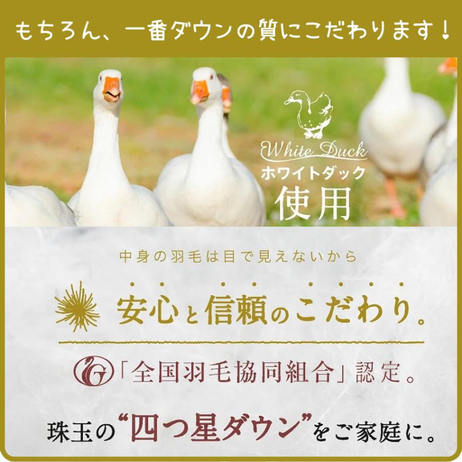 ＼ダニが逃げてゆく／日本製 洗える ダウンケット 羽毛85% 0.3kg シングル ロングさよならダニ子 防ダニ 抗菌 ダウンケット シングル｜hutonnomaruko｜11