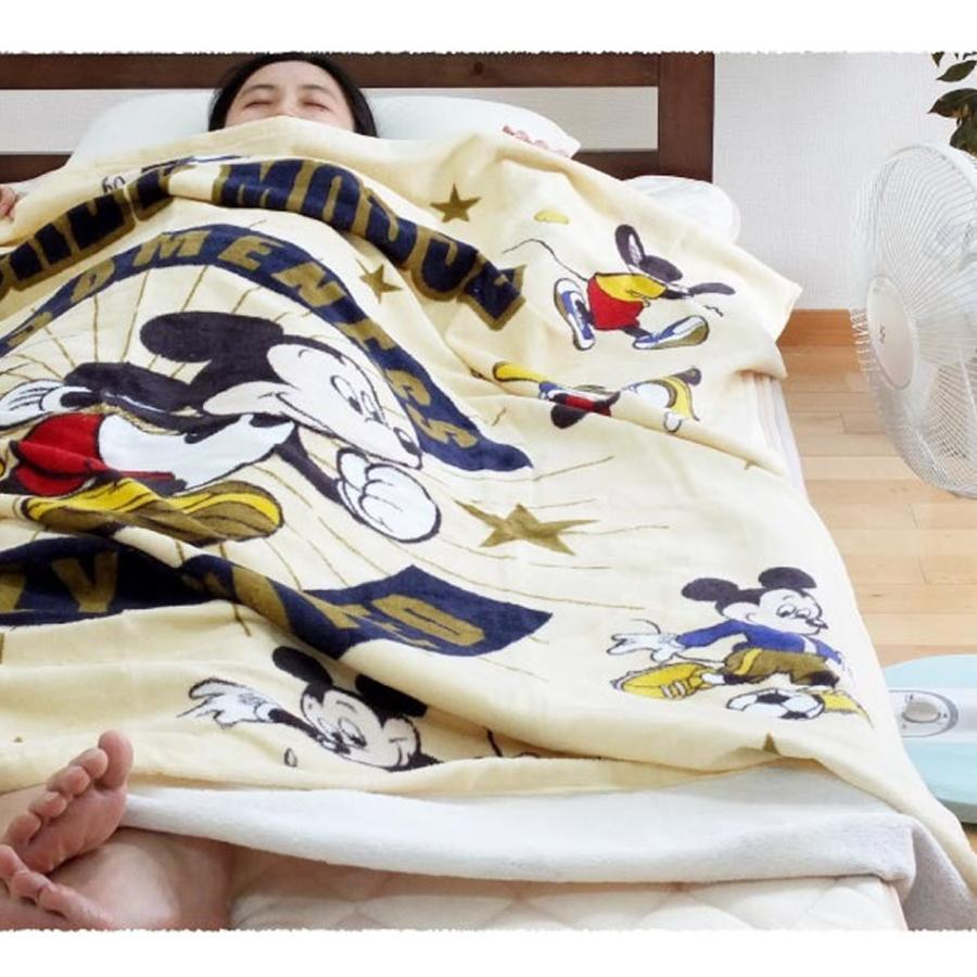 西川 タオルケット シングル ミッキー昭和西川 ディズニー ミッキー