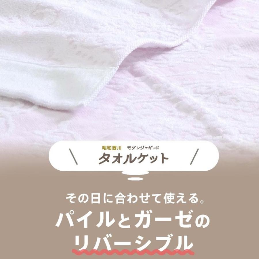 西川　パイルブランケット　ペアー　コットン100% 西川 綿毛布 シングル 日本製 綿100％ 高野口パイル シール織り