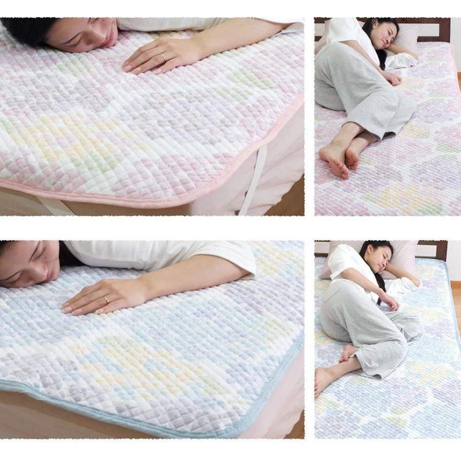 西川 抗菌 爽やかコットン2重ガーゼ グラデーション織柄