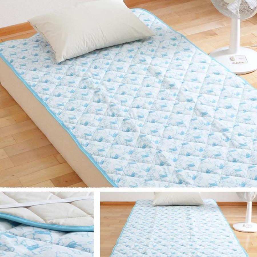 西川 敷きパッド 綿パイル くまのプーさん シングル昭和西川