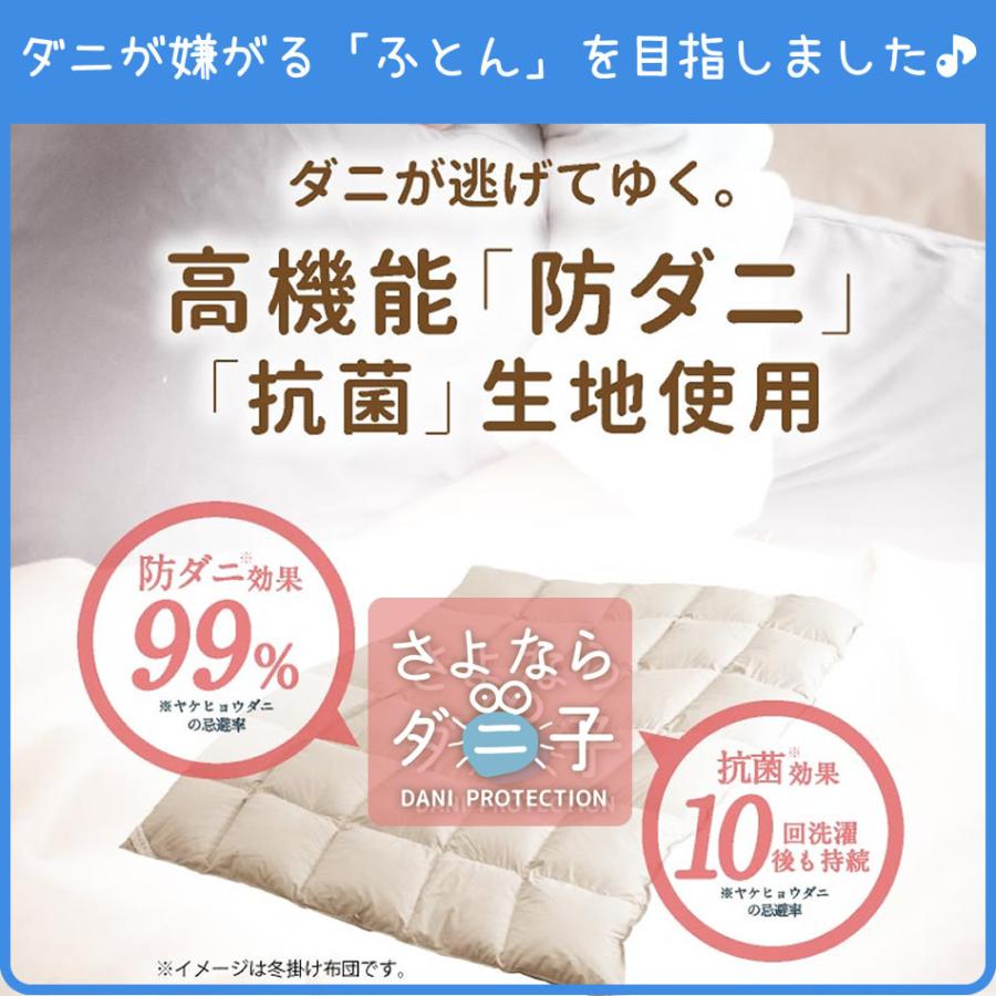 ★2枚組⇒1枚/5,550円★ 日本製 羽毛85% ダニゼロ ダウンケット 夏用羽毛肌掛け布団 0.3kg シングル ロング｜hutonnomaruko｜07