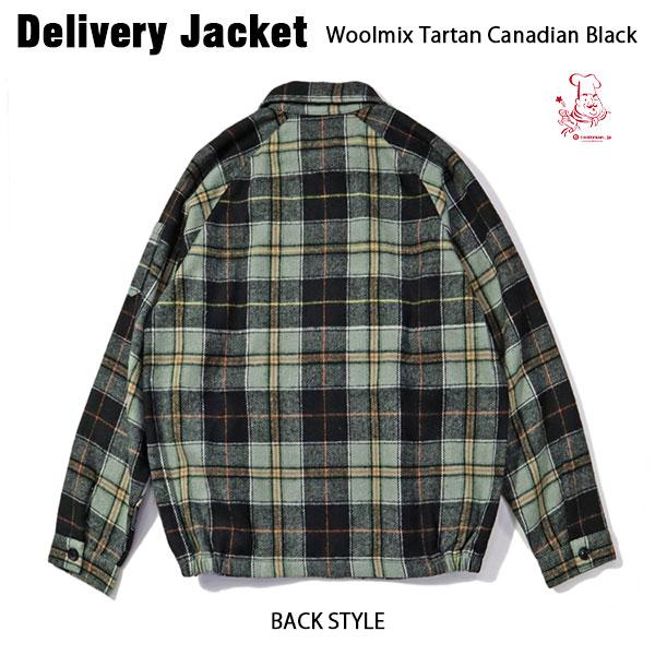 COOKMAN（クックマン） Delivery Jacket Woolmix Tartan Canadian