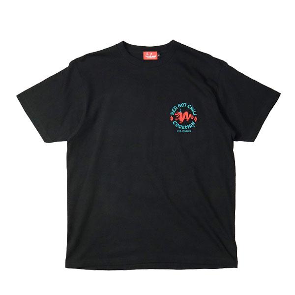Cookman T-shirts Chili Dragon Black クックマン Tシャツ チリドラゴン ブラック UNISEX 男女兼用 アメリカ｜hutte｜02