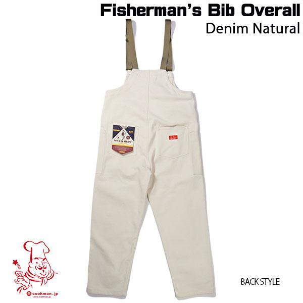 cookman クックマン　オーバーオール　デニム　ナチュラル　生成 COOKMAN クックマン Fisherman's Bib Overall Denim Natural