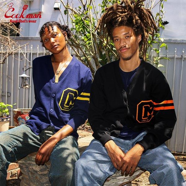 【中古】マックス&コー MAX&CO. アンサンブル カーディガン ニット M 紺 ネイビー /CK15 ■GY17 レディース COOKMAN（クックマン） カーディガン Knitted Cardigan Letterman