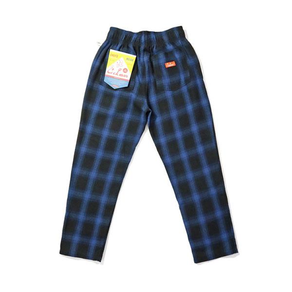 COOKMAN（クックマン） Chef Pants Tweed Ombre Check Blue シェフ