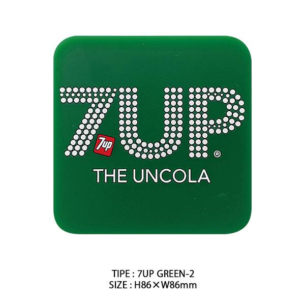 7UP RUBBER COASTER 7アップ ラバーコースター 全3種類 アメリカン雑貨 