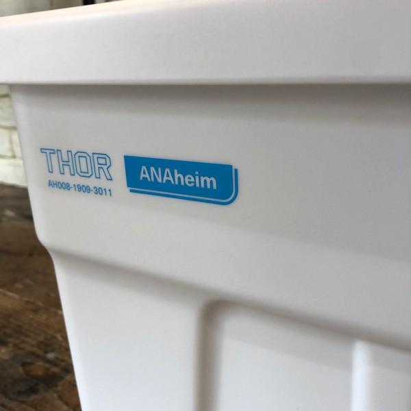 ANAheim×Thor Large Totes With Lid 53L アナハイム×ソーラージトートウィズリッド 53L 衣装箱 スタッキング ガレージ アウトドア Trust社 DETAIL | DETAIL | 02