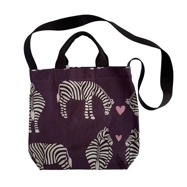 BOHEMIANS（ボヘミアンズ） LOVE ZEBRA TOTE SHOULDER BAG Mサイズ 