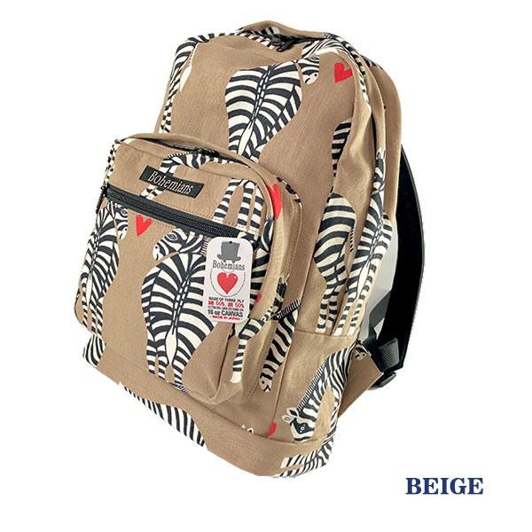 BOHEMIANS（ボヘミアンズ） LOVE ZEBRA BACK PACK リュックサック 日本